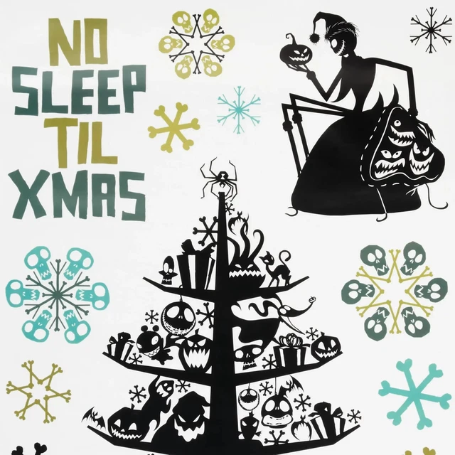 DISNEY'S THE NIGHTMARE Before Christmas Peel & Stick Window Clings New