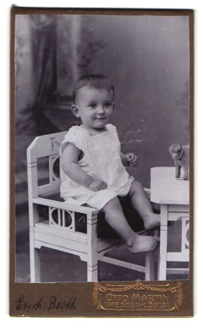 Fotografie Otto Martin, Dresden-Löbtau, Reisewitzerstr. 18, Süßes Kleinkind im