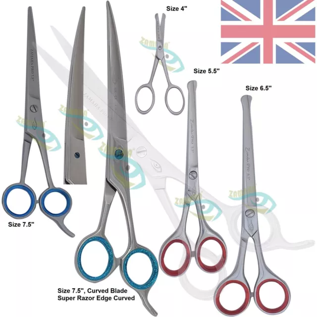 Professional Grooming Pet Dog Cat Scissor Stainless Steel Scissors Nose Probe