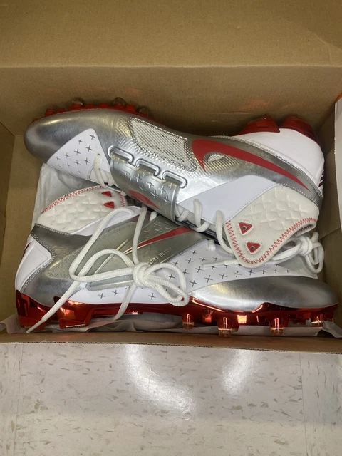NIKE CJ ELITE 2 TD MID FOOTBALL CLEATS 643195 006 MENS Size  display picture 3