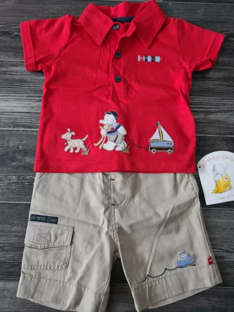 Bnwt Humphreys Corner Humphrey Goes To Lake 3-6 Months Summer Holiday Gift
