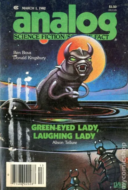 Analog Science Fiction/Science Fact Vol. 102 #3 VG- 3.5 1982 Stock Image