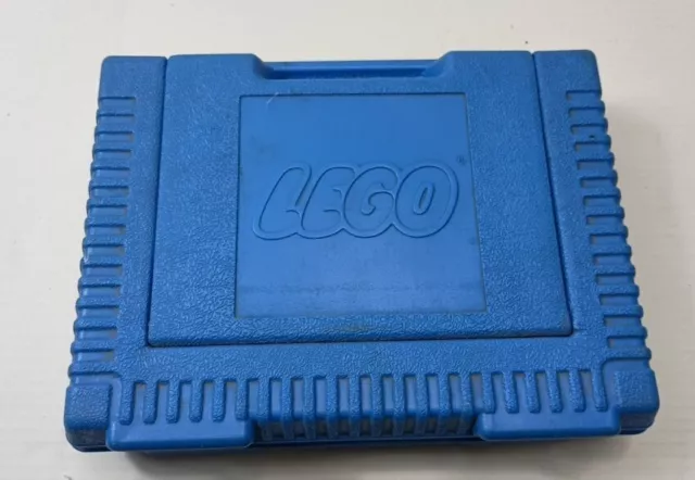 Vintage 1984 LEGO Blue Storage Systems Carrying Case Bin Box Sh8