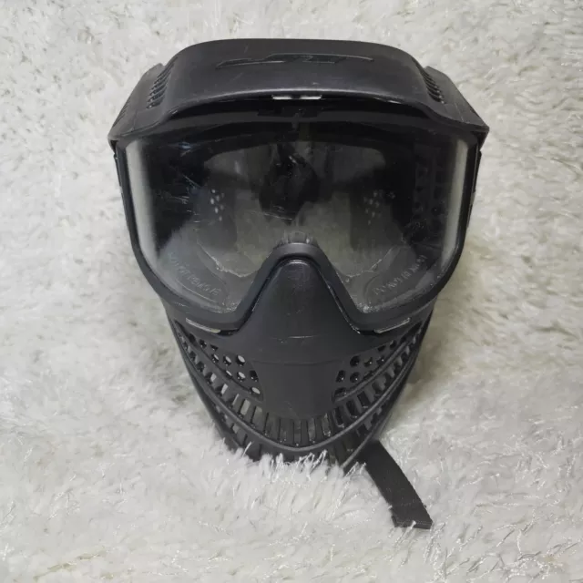 JT ProFlex Thermal Paintball Mask - Black/Black w/ Clear Lense OSFA One Size