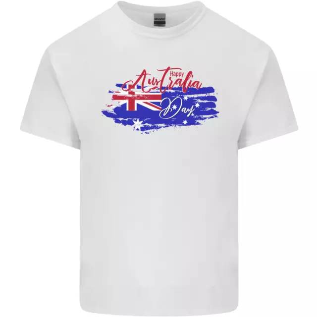 Happy Australia National Day Flag Kids T-Shirt Childrens