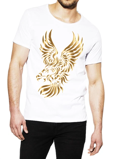 Maglia T-shirt uomo aquila dorata tshirt