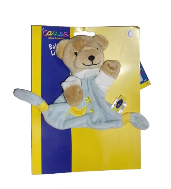 Teddy Bear Bär Teddybär Cause blau Schmusetuch Schnuffeltuch Kuscheltuch als NEU