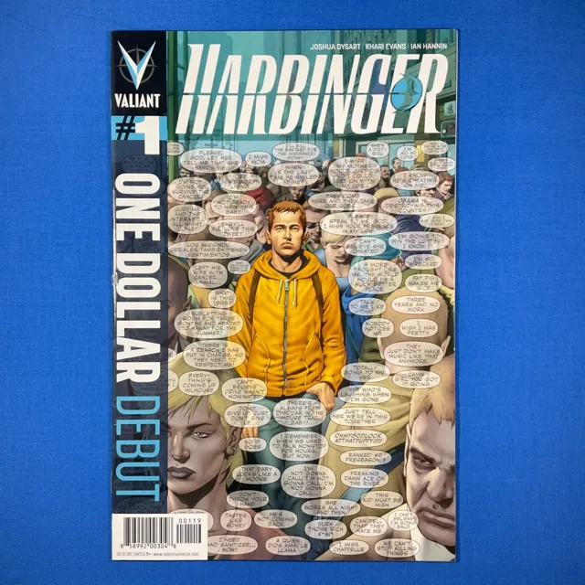 HARBINGER #1 One Dollar Debut Edition VALIANT COMICS 2013 Joshua Dysart