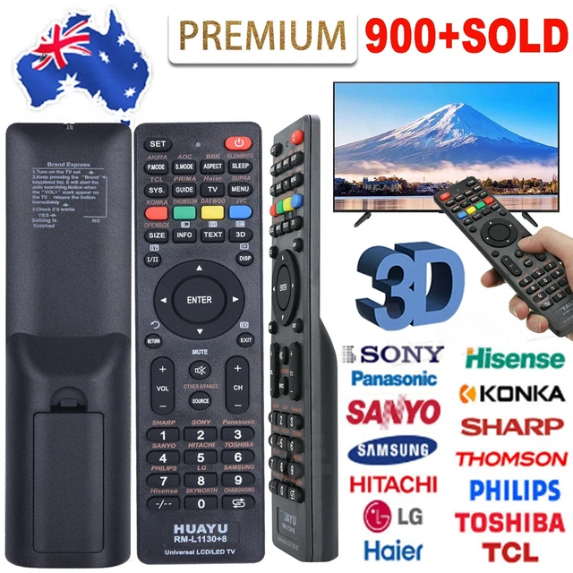 Universal Smart Tv Remote Control Replacement Lcd/Led For Lg/Sony/Tcl/Soniq/ Aus