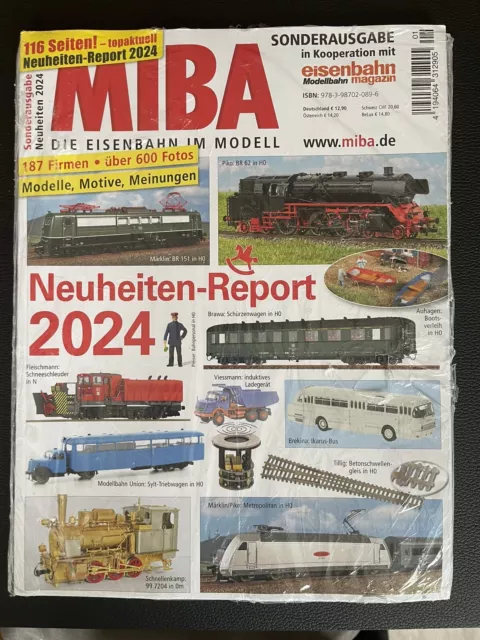 MIBA Die Eisenbahn im Modell Sonderausgabe Neuheiten 2024, neu