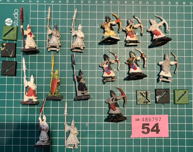 Warhammer High Elf Archers + Spearmen Plastic Lot Games Workshop Vintage Elves
