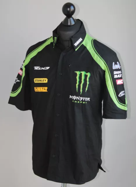 Tech3 Yamaha factory racing team shirt Alpine Stars Size M BNWT Monster Energy