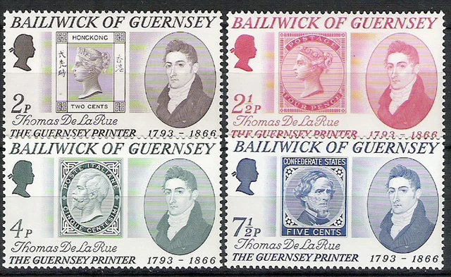 GUERNESEY #8 série 49/52 N**, VF MNH bonne côte