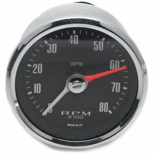New Smiths Tachometer  0-8000 RPM  80MM  MG Midget 1968-1979 & MGB 1968-1976