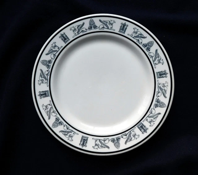 Santa Fe Ry Griffon pattern dining car dinner plate, 1926