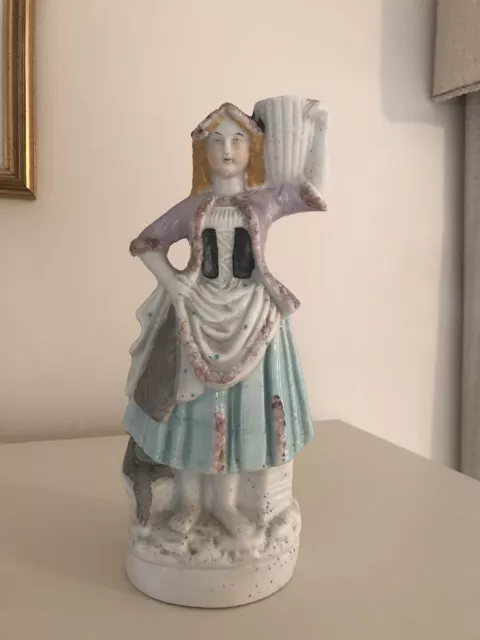 Vintage German Bisque Lady Water Carrier Figurine