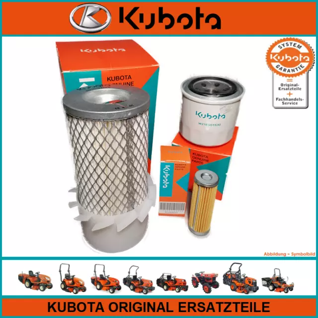 KUBOTA Service-Kit Filterset B7000/B7001/B6001/B5001/B4200/B1200/B10/B-Serie