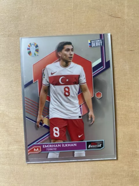 2023 Topps Finest Road To UEFA EURO 2024, Base Cards Emirhan Ilkhan