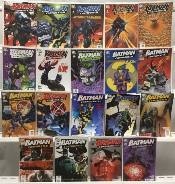 DC Comics Batman Confidential Comic Book Lot of 19 Issues