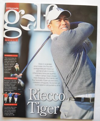 Il Giornale Style GOLF 2010 Tyger Woods Chicco Dodo Molinari Matteo Manassero 