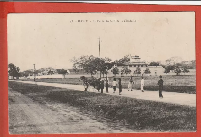 Cpa  - Viet  Nam -  Hanoi -   La  Porte Du Sud De La Citadelle