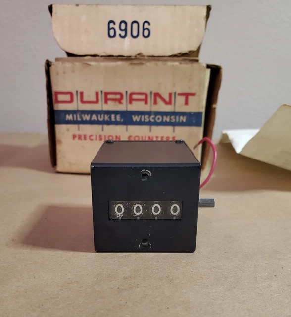 Durant Precision Counter MODEL 4-Y-9434-TB 28-V-DC