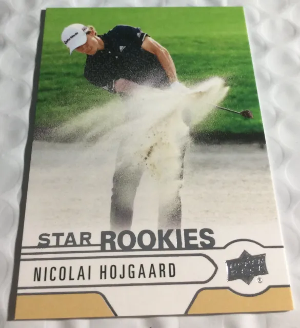 Nicolai Hojgaard 2021 Upper Deck SP Authentic Golf Star Rookies #UDR-6