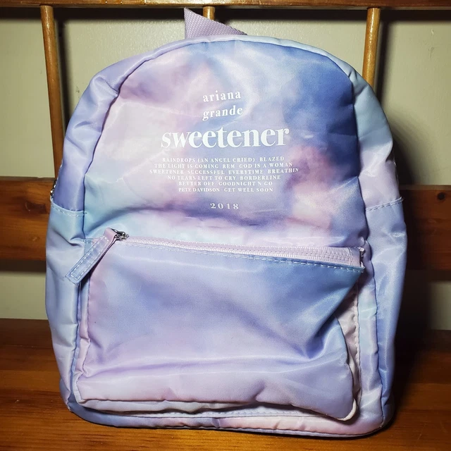 ARIANA GRANDE SWEETENER Backpack Bag Black & Lilac Primark  display picture 1