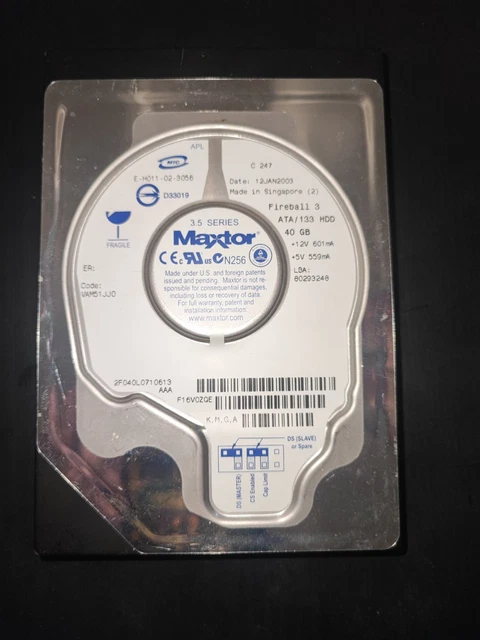 Disque Dur IDE 3.5 Maxtor 10.8GB 5400RPM ATA-33