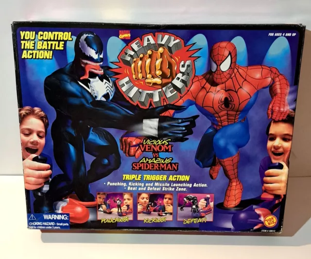 Marvel Comics Heavy Hitters Spider-man Vs Venom Toy Biz Karate Fighters