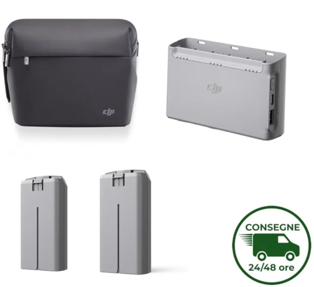 Accessori ORIGINALI per DJI Mini 2 - Mini 2 SE - Mini SE (Batterie, Hub, borsa)