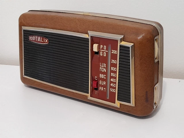 Ancien Poste Radio OPTALIX – Pour Pièces Ou Restauration – Ne Fonctionne Pas