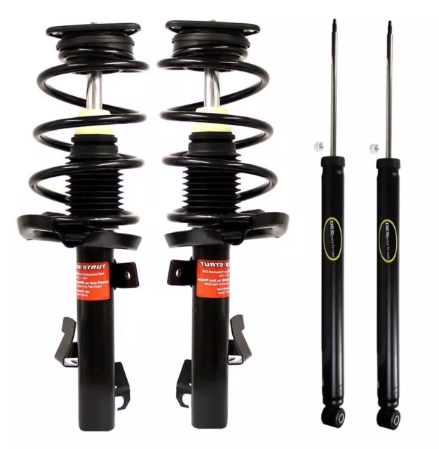 Monroe Front Strut Coil Springs & Rear Shock Absorbers Kit For Mazda 3 S GS GT i