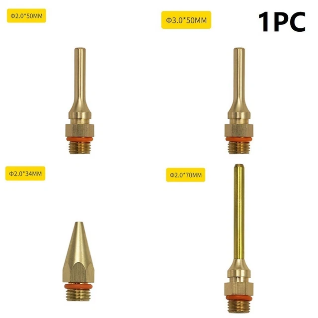 Nueva boquilla de alta calidad lápiz adhesivo puro boquilla 2.0 * 70 mm lápiz adhesivo caliente