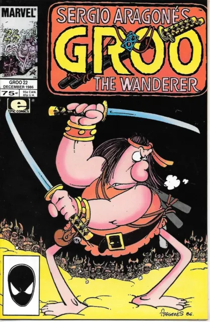 Groo the Wanderer Comic Book #22 Marvel Comics 1986 VERY HIGH GRADE UNREAD NEW