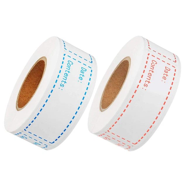 2 ROLLS ENTFERNBARE Etiketten Flaschenetiketten Datum Aufkleber EUR 9 ...