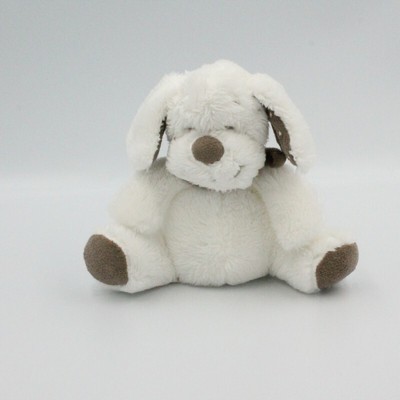 Chien Doudou Doudou chien beige blanc HTI GROUP Renard Classique Loup 