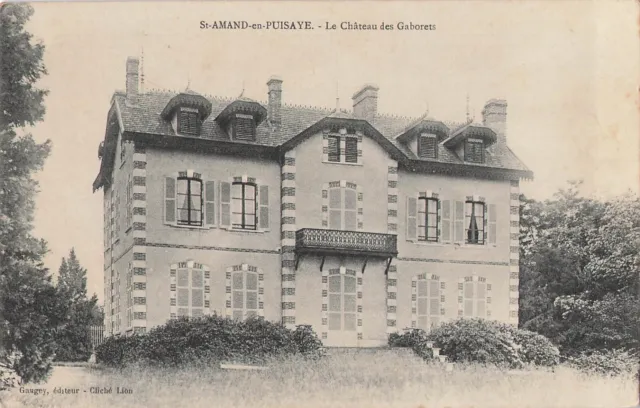 SAINT AMAND EN PUISAYE 58 - Le Chateau des Gaborets 43643