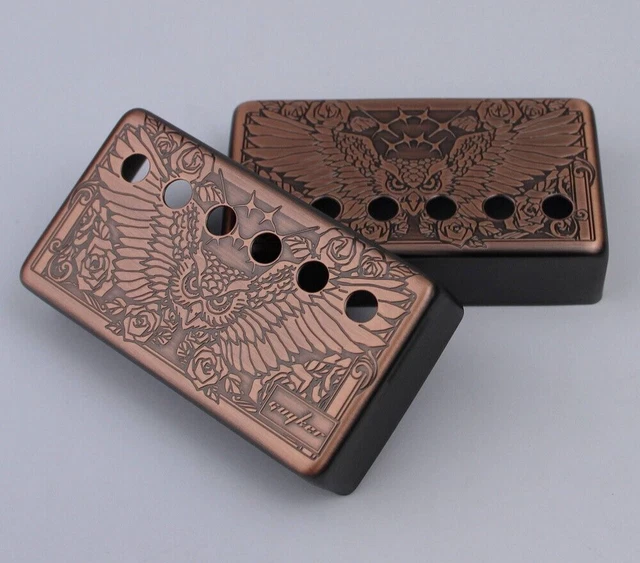 Red Bronze Guitar Humbucker Pickups Covers 50/52mm Fit Epiphone SG Les Paul LP
