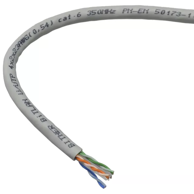 Câble Ethernet RJ45 UTP Cat.6 4x2x0,54 réseau LAN BITNER 2