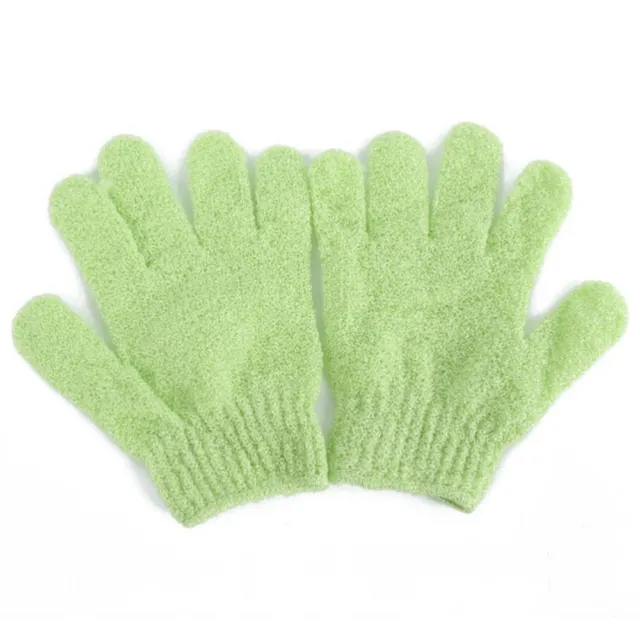 2 Pcs Exfoliating Bath Gloves Portable Body Scrub Exfoliator Adults Women