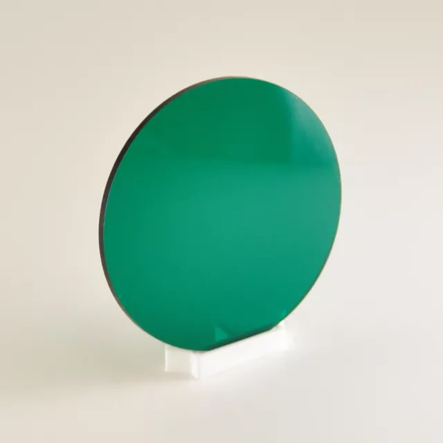 Perspex® Laser Cut Green 6600 Tinted Cast Acrylic Plastic Disc Circle