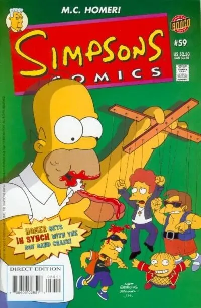 Bongo comics Simpsons #59 59 Bart Homer American Edition NM FREE UK POST