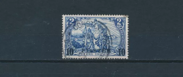 DP Türkei 10 Piaster Reichspost 1900 gute Type Michel 21 I/II (S23491)