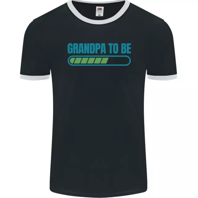 Maglietta da uomo Grandpa to Be Funny nuova nascita bambino fotoL