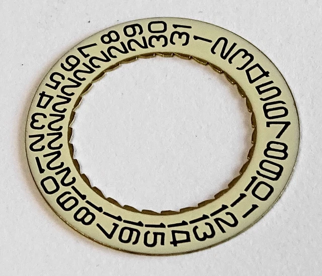 Pièce De Mouvement De Montre Peseux 336N - Disque De Date Métal Position 3H - Neuf