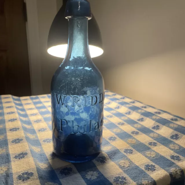 W. Riddle Cobalt Pontiled Mineral Water