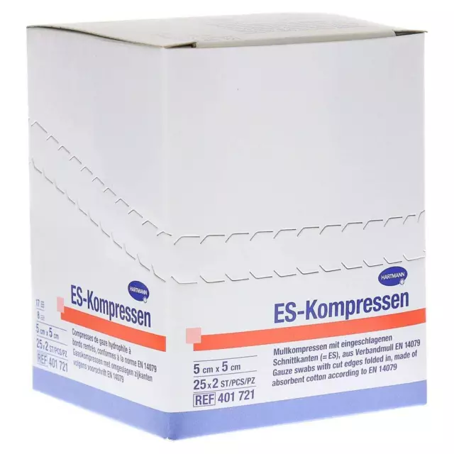 ES-Kompressen steril (5 x 5cm) 8-fach 25x2 Stk.