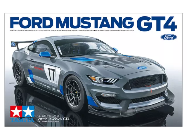 Tamiya 24354 no.354 Ford Mustang GT4 1:24 Scale Model Sports Car Series Tamiya