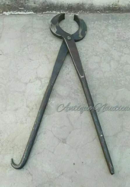 Iron Tong Antique style Heavy Iron Antique Sandasi, Tong - Blacksmith Iron Tools